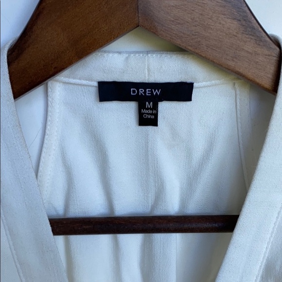 Anthropologie Drew Tibby Tie Front Top Ivory M - Picture 4 of 7